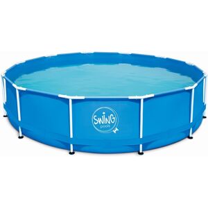 Swim & Fun Swing Metal Frame Pool, Ø366x84cm, 7300 Liter