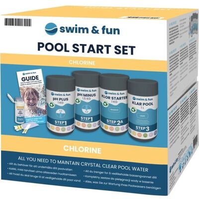 Aqua Speed Pooltilbehør - Klor-Starterpakke til Svømmebassiner Aqua Speed Pooltilbehør - Klor-Starterpakke til Svømmebassiner