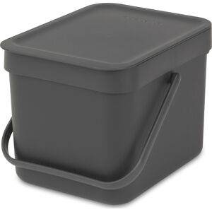 Brabantia Sort&go,; Sortering, 6 L, Grå