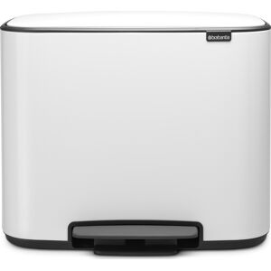 Brabantia Bo Pedalspand   11+23 L   Hvid