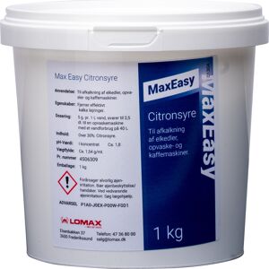 Max Easy Citronsyre   Pulver   1 Kg