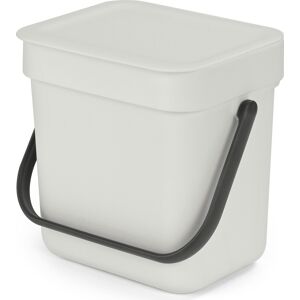 Brabantia Sort&go,; Sortering, 3 L, Lysegrå