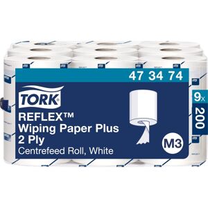 Tork M3 Reflex Mini Aftørringspapir, 2-Lag, 9 Rl