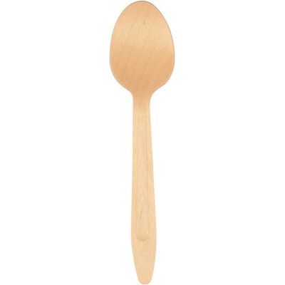 Abena Engangsspiseske, Birketræ, 16 Cm Abena Engangsspiseske, Birketræ, 16 Cm