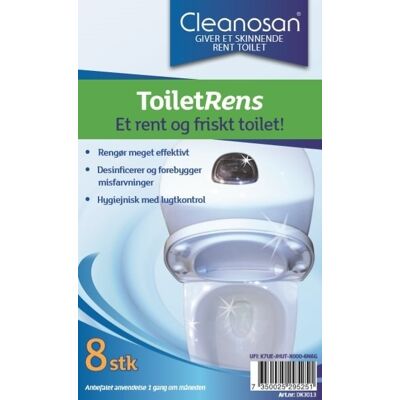 Cleanosan Rengøringstabs Toiletrens 8 Tabs Cleanosan Rengøringstabs Toiletrens 8 Tabs
