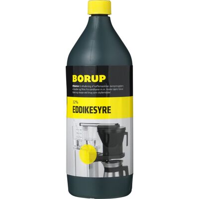 Borup Eddikesyre 32 %, 1 L Borup Eddikesyre 32 %, 1 L