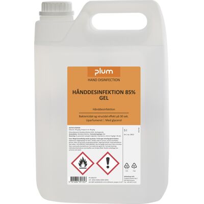 Plum Hånddesinfektion 85% Gel 5 L Plum Hånddesinfektion 85% Gel 5 L