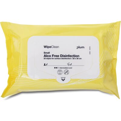Plum Wipeclean Alco Free Wipes Small 25 Stk Plum Wipeclean Alco Free Wipes Small 25 Stk