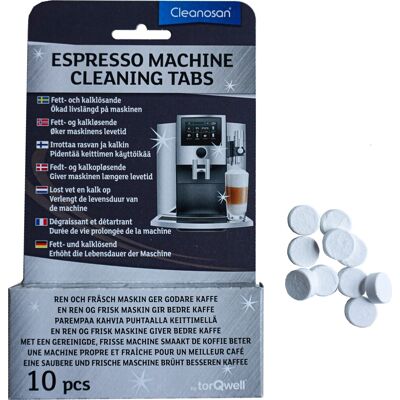 Cleanosan Rengøringstabs Espresso 10 Tabs Cleanosan Rengøringstabs Espresso 10 Tabs