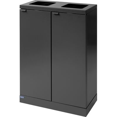 Bica 867 Affaldsstation, 2x65 L, Antracit Bica 867 Affaldsstation, 2x65 L, Antracit