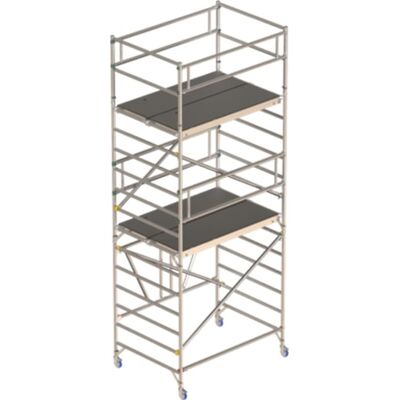 Alulock Foldestillads 135 X 180 (Gelænder) - Højde 4,65 M Alulock Foldestillads 135 X 180 (Gelænder) - Højde 4,65 M