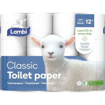 Lambi Toiletpapir 3-Lags 84 Ruller Lambi Toiletpapir 3-Lags 84 Ruller