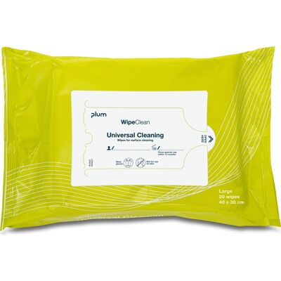 Plum Wipeclean Universal Large 20 Wipes Plum Wipeclean Universal Large 20 Wipes