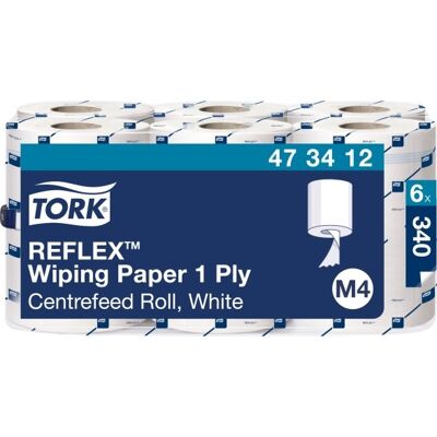 Tork M4 Reflex Aftørringspapir, Quickdry, 6 Rl Tork M4 Reflex Aftørringspapir, Quickdry, 6 Rl