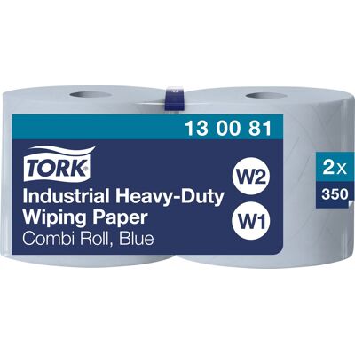 Tork W1/w2 Aftørring Extra, Blå, 3-Lag, 2 Rl Tork W1/w2 Aftørring Extra, Blå, 3-Lag, 2 Rl