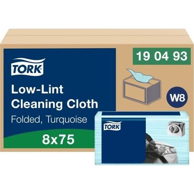 Tork Turkise rengøringsklude - W8 Premium, Alsidige, 75 stk Tork Turkise rengøringsklude - W8 Premium, Alsidige, 75 stk