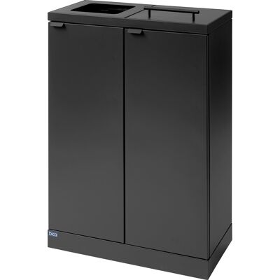 Bica 874 Affaldsstation, 2x65l, Løftelåg, Antracit Bica 874 Affaldsstation, 2x65l, Løftelåg, Antracit