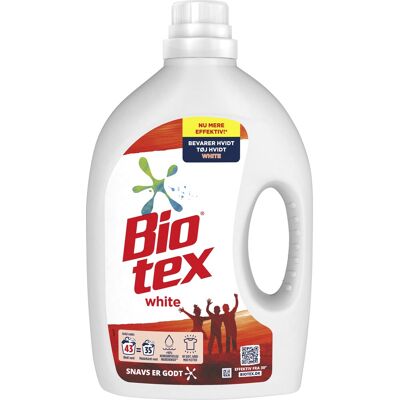 Biotex Flydende Vaskemiddel White, 1,75 L Biotex Flydende Vaskemiddel White, 1,75 L