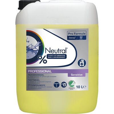 Neutral Pro Flydende Vaskemiddel, Sensitive, 10l Neutral Pro Flydende Vaskemiddel, Sensitive, 10l