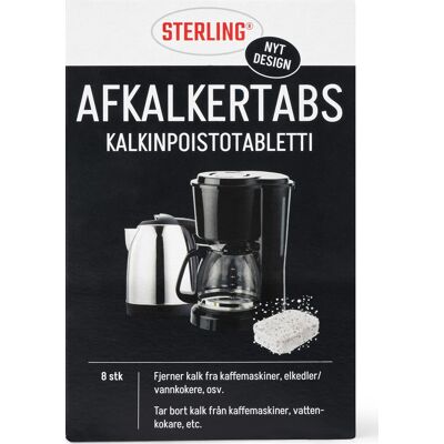 Sterling Afkalkertabs, 8 Tabs Sterling Afkalkertabs, 8 Tabs