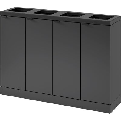Bica 891 Affaldsstation, 4x60 L, Antracit Bica 891 Affaldsstation, 4x60 L, Antracit