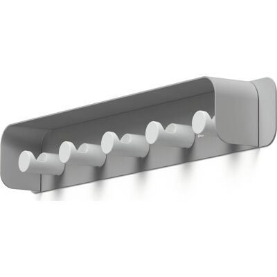 Durable Knagerække M. 5 Knager Durastore®, Grå Durable Knagerække M. 5 Knager Durastore®, Grå