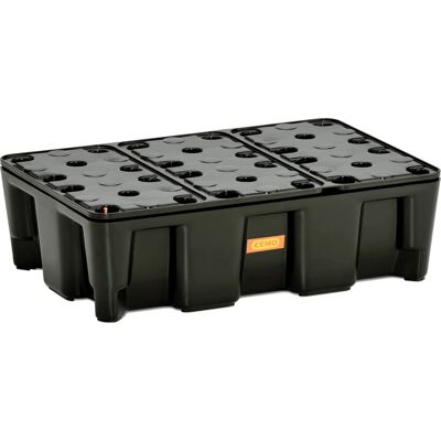 CEMO Opsamlingskar Med Pe Rist, Pe, 28l, 60x40x18 Cm. CEMO Opsamlingskar Med Pe Rist, Pe, 28l, 60x40x18 Cm.