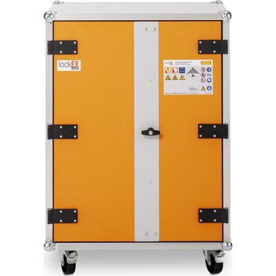 CEMO Batteriopbevaringsskab 400v M/hjul, 66x80x115 Cm. CEMO Batteriopbevaringsskab 400v M/hjul, 66x80x115 Cm.