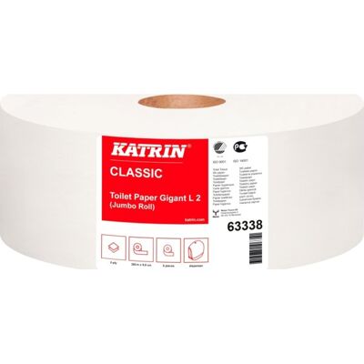 Katrin Classic Gigant L2 Toiletpapir 2-Lag Katrin Classic Gigant L2 Toiletpapir 2-Lag