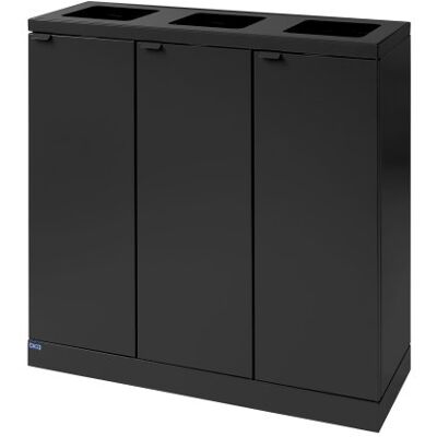 Bica 868 Affaldsstation, 3x65 L, Sort Bica 868 Affaldsstation, 3x65 L, Sort