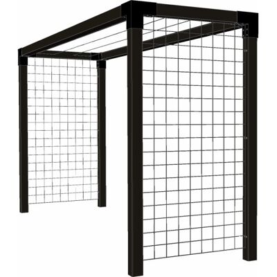 Plus Cubic 1 Tørrestativ Inkl. Snor/beslag, Sort Plus Cubic 1 Tørrestativ Inkl. Snor/beslag, Sort