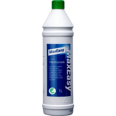 Max Easy Opvaskemiddel, Parfumefri, 1 L Max Easy Opvaskemiddel, Parfumefri, 1 L