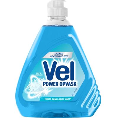 Vel Power Opvaskemiddel Salt & Mineraler 500ml Vel Power Opvaskemiddel Salt & Mineraler 500ml