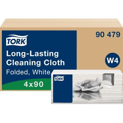Tork W4 Alt-I-En Klud, Hvid, 4 Pk Tork W4 Alt-I-En Klud, Hvid, 4 Pk