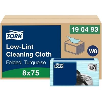Tork Turkise rengøringsklude - W8 Premium, Alsidige, 75 stk Tork Turkise rengøringsklude - W8 Premium, Alsidige, 75 stk
