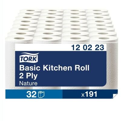 Tork Basic Hvid 2-lags Køkkenrulle - paper towels Tork Basic Hvid 2-lags Køkkenrulle - paper towels