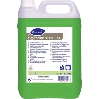 Multi Suma Crystal Pur-Eco A8 Flydende Grøn - Opvaskemiddel til Opvaskemaskine Multi Suma Crystal Pur-Eco A8 Flydende Grøn - Opvaskemiddel til Opvaskemaskine