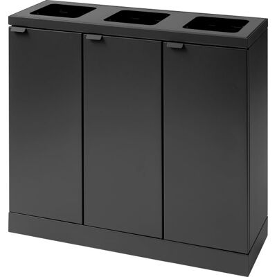 Bica Basic 870 Affaldsstation, 3x45 L, Antracit Bica Basic 870 Affaldsstation, 3x45 L, Antracit