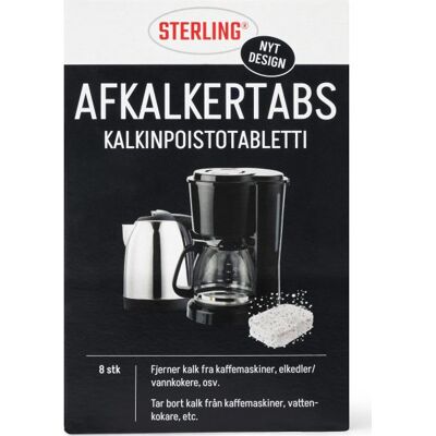 Sterling Afkalkertabs, 8 Tabs Sterling Afkalkertabs, 8 Tabs