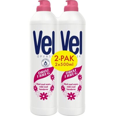 Vel Opvaskemiddel Dobbeltpack 2 X 500 Ml Vel Opvaskemiddel Dobbeltpack 2 X 500 Ml