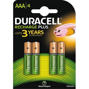 Duracell Str. Aaa Active Charge Genop.Batterier 4s