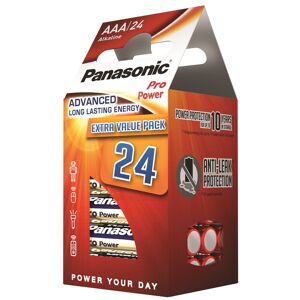 Panasonic Str. Aaa Pro Power Gold Batteri, 24 Stk