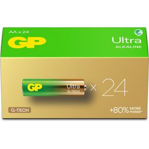 Gp Ultra Alkaline Aa-Batteri, 15au/lr6, 24-Pak