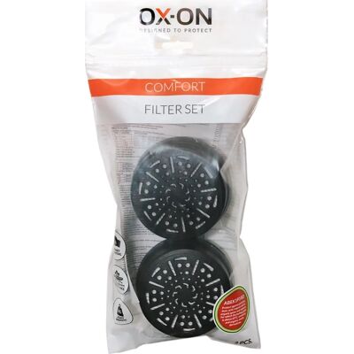 Ox-On Partikelfiltersæt Comfort Abek1p3 Rd, 2 Stk. Ox-On Partikelfiltersæt Comfort Abek1p3 Rd, 2 Stk.