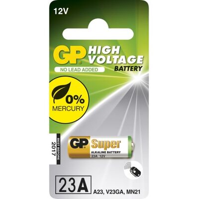 Gp Super Alkaline 12v Batteri 23a/v23ga/mn21, 1 Pk Gp Super Alkaline 12v Batteri 23a/v23ga/mn21, 1 Pk