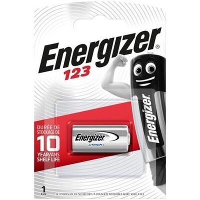 Energizer Lithium Photo Cr123 Batteri, 1 Stk. Energizer Lithium Photo Cr123 Batteri, 1 Stk.