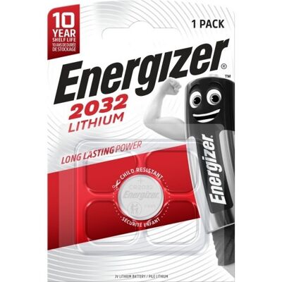 Energizer Lithium Cr2032 Knapcelle Batteri, 1 Stk. Energizer Lithium Cr2032 Knapcelle Batteri, 1 Stk.