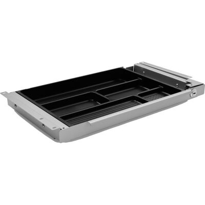 Lomax Slim Tray Small Udtræksskuffe M/lås, Alu Lomax Slim Tray Small Udtræksskuffe M/lås, Alu