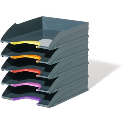 Durable Varicolor Mix Brevbakkesæt Antracit Durable Varicolor Mix Brevbakkesæt Antracit