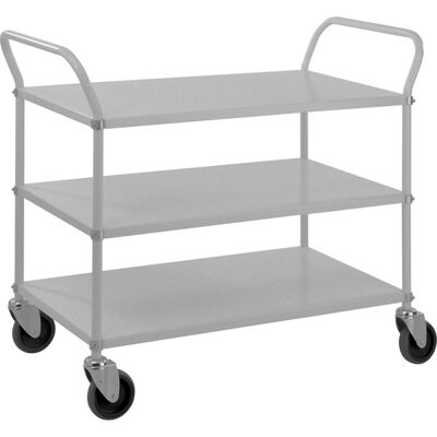 Kongamek Rullebord Zero 3 Hylder, L.1070xb.585xh.940 Mm,Grå Kongamek Rullebord Zero 3 Hylder, L.1070xb.585xh.940 Mm,Grå